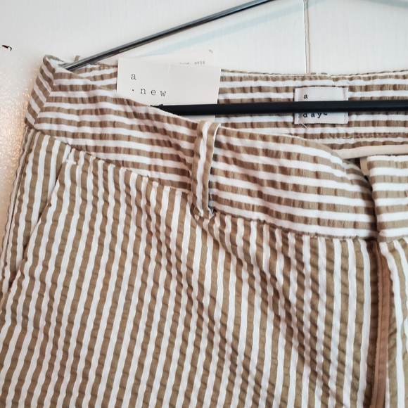 A new day rugged slim ankle striped pants seersucke - Picture 3 of 7